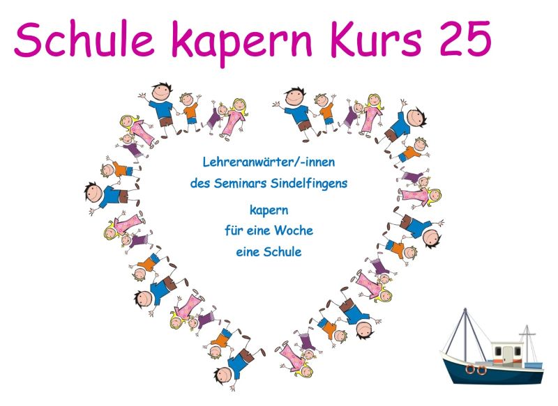 Begrüßungsfolie Schule kapern